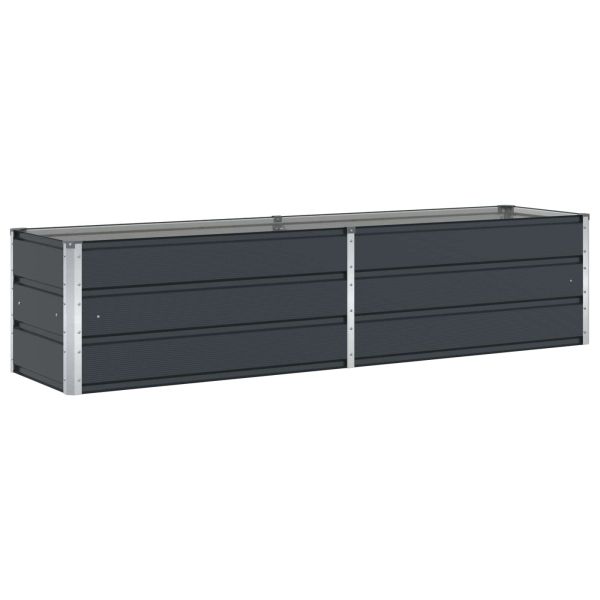 Кашпа Антрацит 195 x 50 x 45 см Галванизирана стомана
