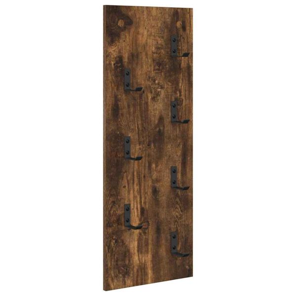Стенен закачалка за палта Димян дъб 30 x 1,5 x 80 см