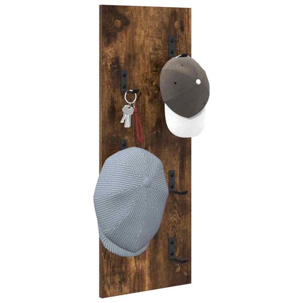 Стенен закачалка за палта Димян дъб 30 x 1,5 x 80 см