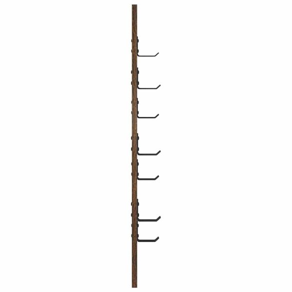 Стенен закачалка за палта Димян дъб 30 x 1,5 x 80 см