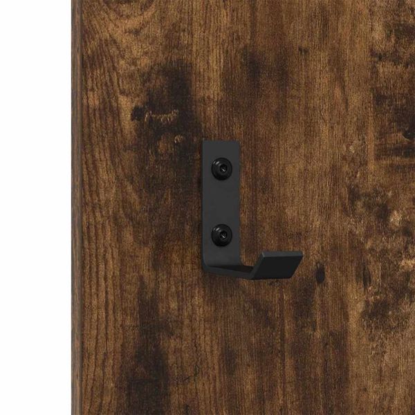 Стенен закачалка за палта Димян дъб 30 x 1,5 x 80 см