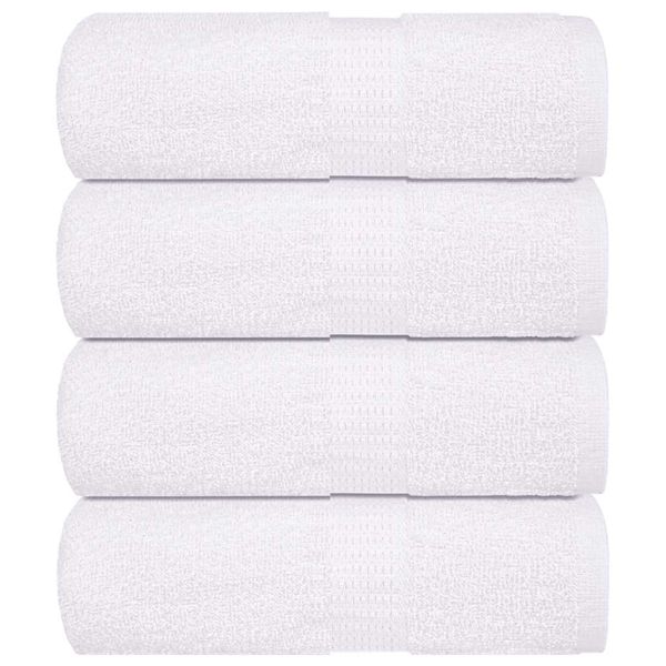 Кърпи за баня FROGN 4 бр. Бели 15x21 см 360 г/м²