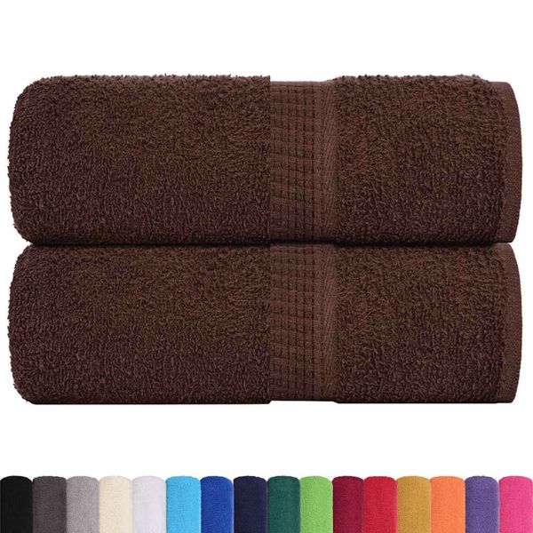 Кърпи за пране FROGN 2 бр. Кафяви 30x30 см 360 г/м²