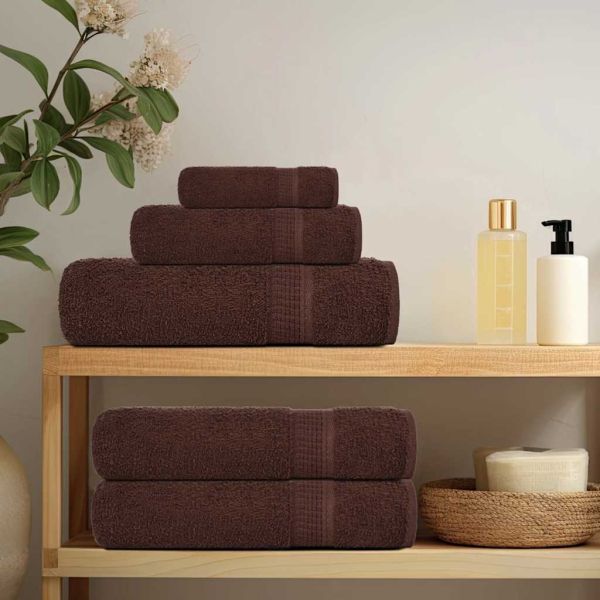 Кърпи за пране FROGN 2 бр. Кафяви 30x30 см 360 г/м²