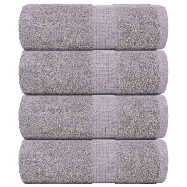Кърпи за пране FROGN 4 бр. сиви 30x30 см 360 г/м²