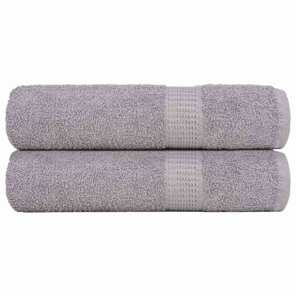 Кърпи за душ FROGN 2 бр. сиви 70x140 см 360 г/м²