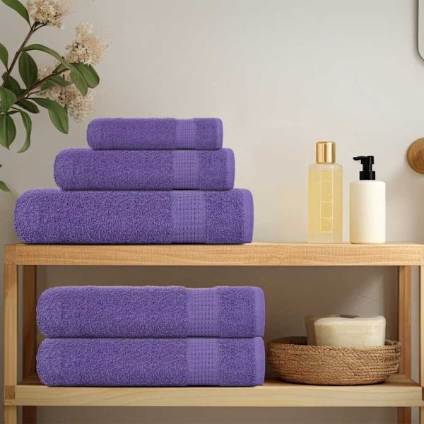 Кърпи за пране FROGN 4 бр. лилави 30x30 см 360 г/м²