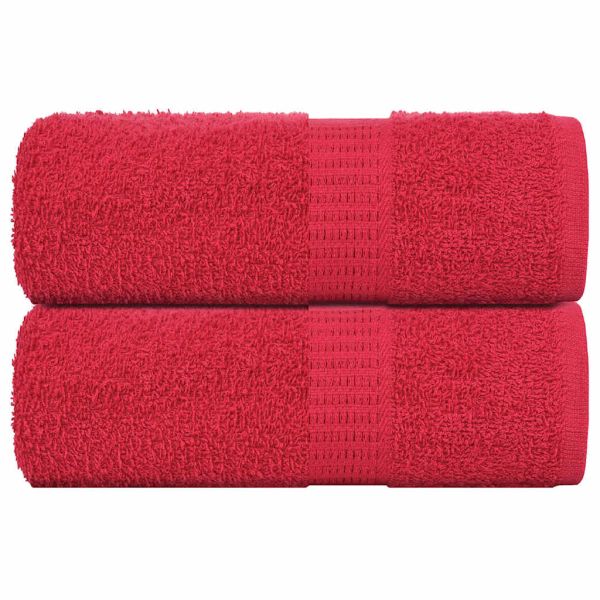 Кърпи за пране FROGN 2 бр. Червени 30x30 см 360 г/м²