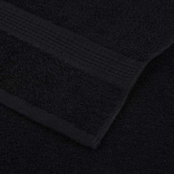 Кърпи за душ FROGN 2 бр. Черни 70x140 см 360 г/м²