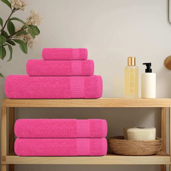 Кърпи за пране FROGN 4 бр. Розови 30x30 см 360 г/м²