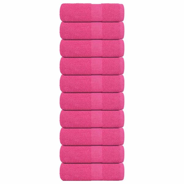Кърпи за пране FROGN 10 бр. Розови 30x30 см 360 г/м²