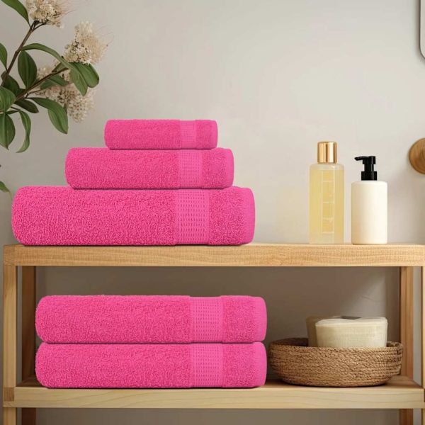 Кърпи за пране FROGN 10 бр. Розови 30x30 см 360 г/м²