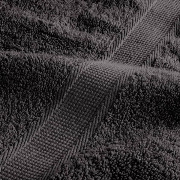 Премиум кърпи за ръце SOLUND 2 бр. Антрацит 50x100 см 600 г/м²
