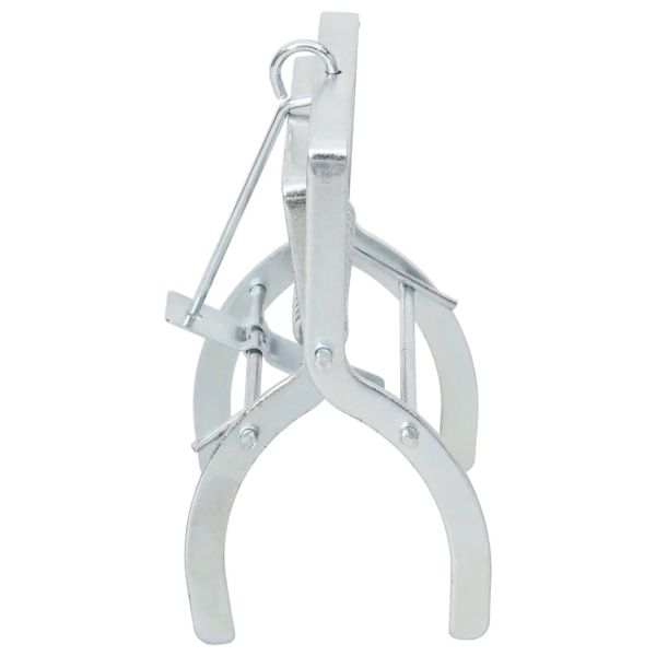 Капани за къртици, 4 бр., сребърни, поцинкована стомана