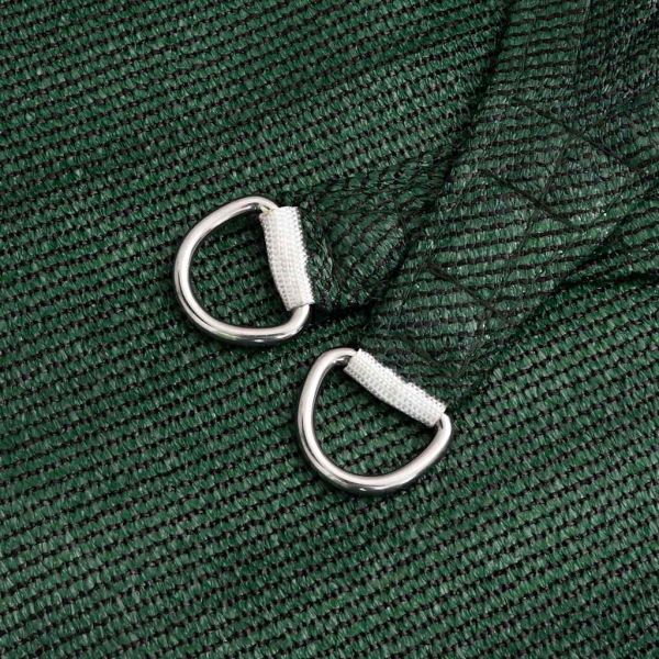 Сенник за платно 160 г/м² трапецовиден тъмнозелен 4/5x3 м HDPE