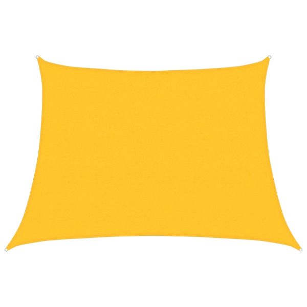 Сенник за платно 160 г/м² трапецовидно жълт 4/5x3 м HDPE