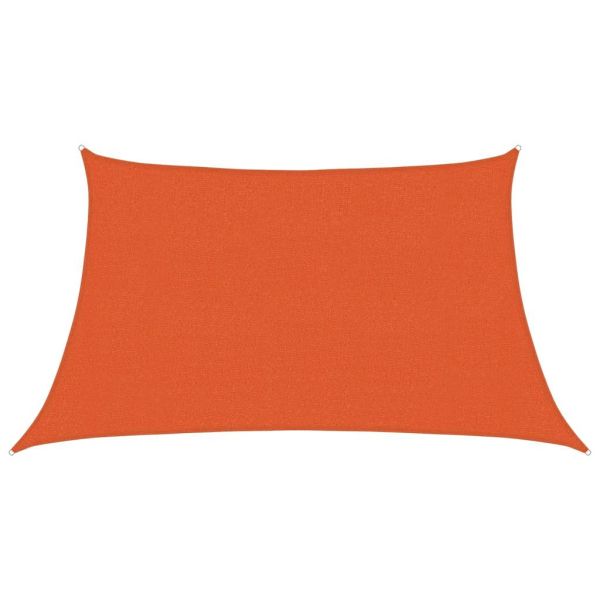 Сенник за платно 160 г/м² трапецовиден оранжев 3/4x2 м HDPE