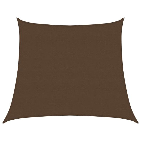 Сенник за платно 160 г/м² трапецовиден кафяв 4/5x4 м HDPE