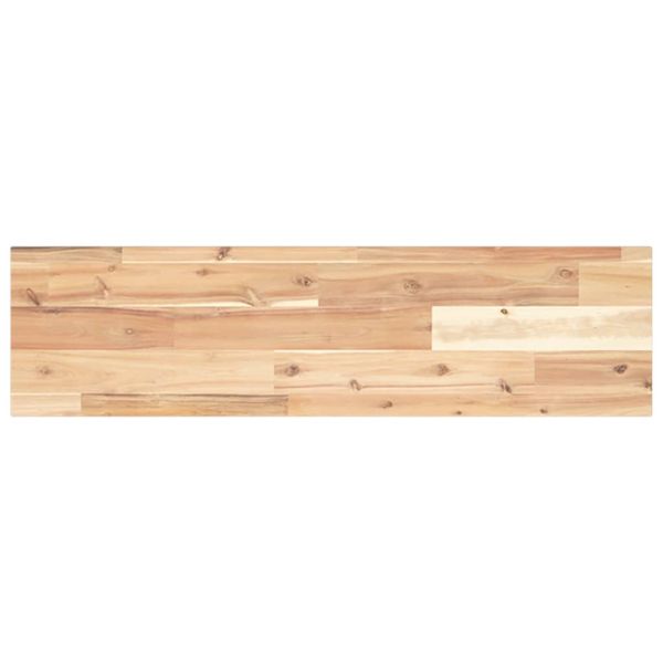 Плаващ рафт 100x20x2 см, необработен масив, акация