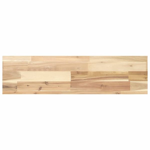 Плаващ рафт 100x20x4 см, необработен масив, акация