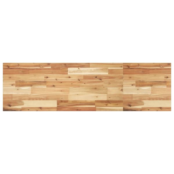 Плаващи рафтове, 3 бр., 120x40x2 см, маслено обработени, масивна дървесина, акация