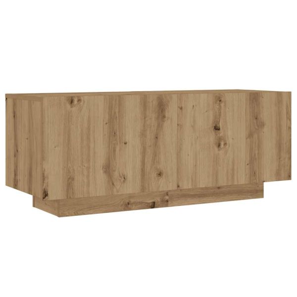 Нощно шкафче, занаятчийски дъб, 100x35x40 см, инженерно дърво