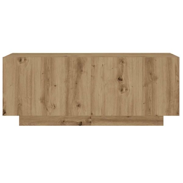 Нощно шкафче, занаятчийски дъб, 100x35x40 см, инженерно дърво