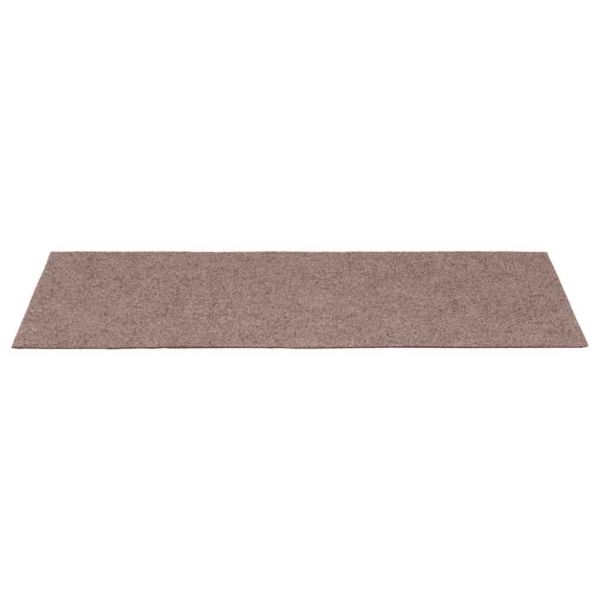 Изтривалки за стълби, самозалепващи се, 30 бр., 60x25 см, светлокафяви, правоъгълни
