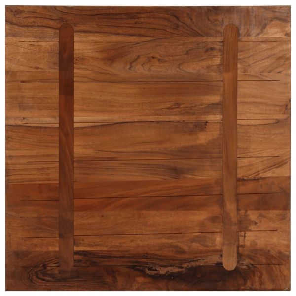 Плот за маса 90x90x2,5 см, квадратен, масивна регенерирана дървесина