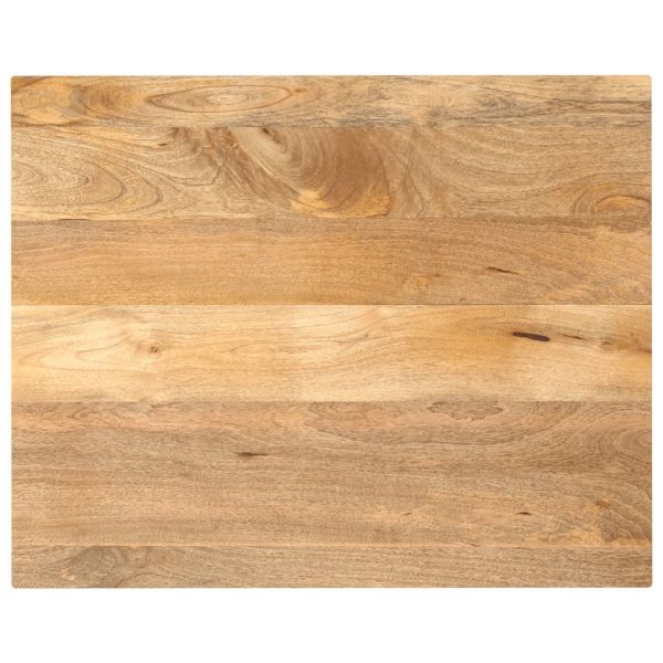 Плот за маса 90x80x2,5 см правоъгълен, масивна дървесина, цвят манго