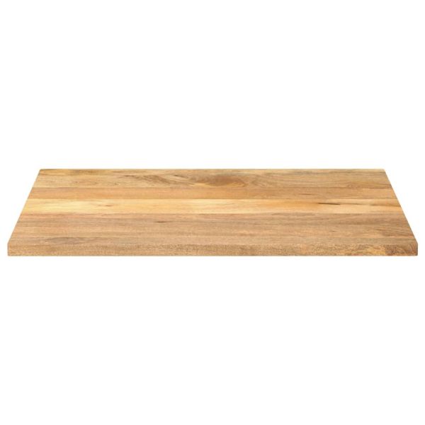 Плот за маса 90x80x2,5 см правоъгълен, масивна дървесина, цвят манго