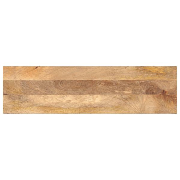 Плот за маса 100x20x3,8 см, правоъгълен, масивна дървесина, цвят манго