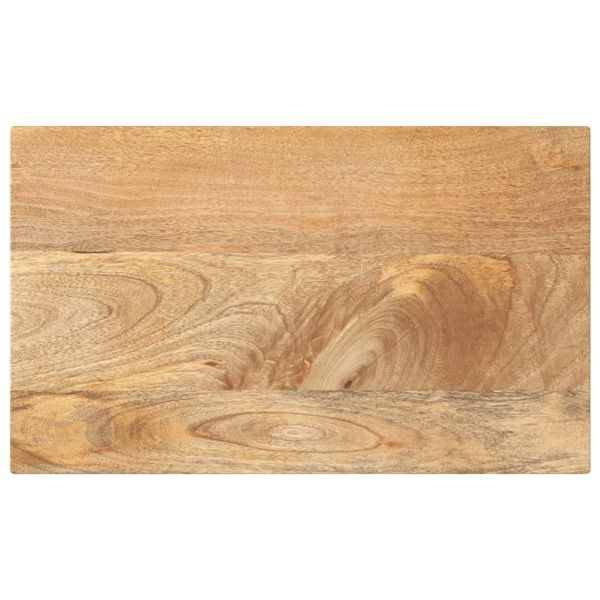 Плот за маса 60x30x3,8 см, правоъгълен, масивна дървесина, цвят манго