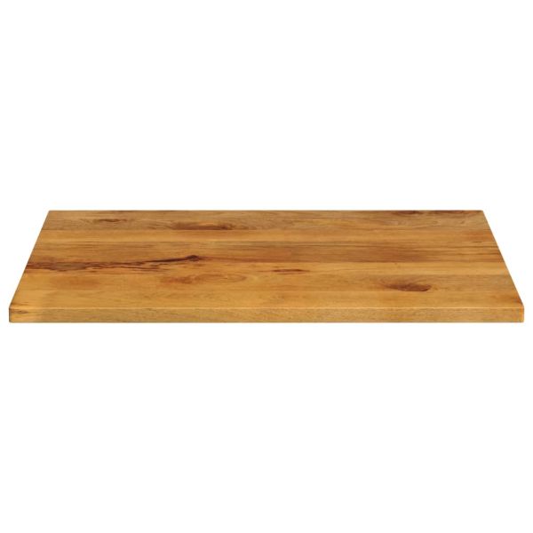 Плот за маса 90x80x2,5 см правоъгълен, масивна дървесина, цвят манго