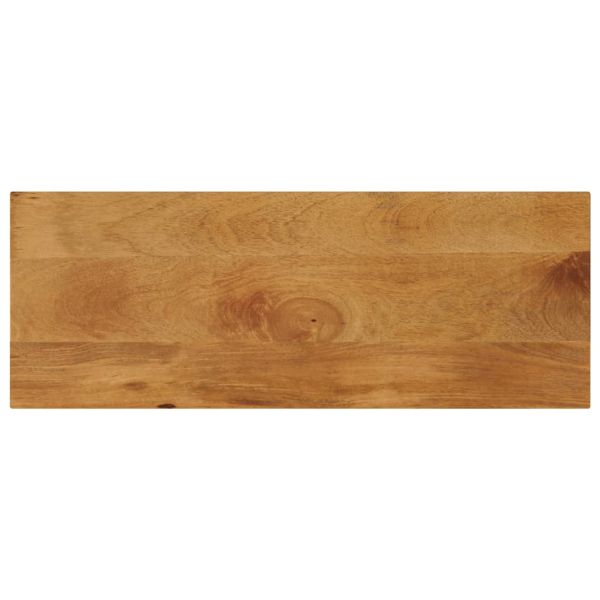 Плот за маса 70x20x3,8 см, правоъгълен, масивна дървесина, цвят манго