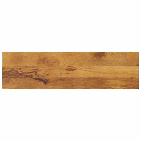 Плот за маса 100x20x3,8 см, правоъгълен, масивна дървесина, цвят манго