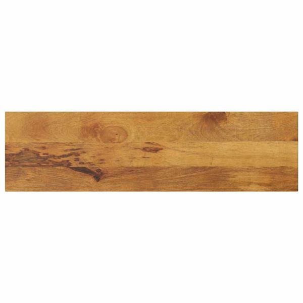 Плот за маса 110x20x3,8 см, правоъгълен, масивна дървесина, цвят манго