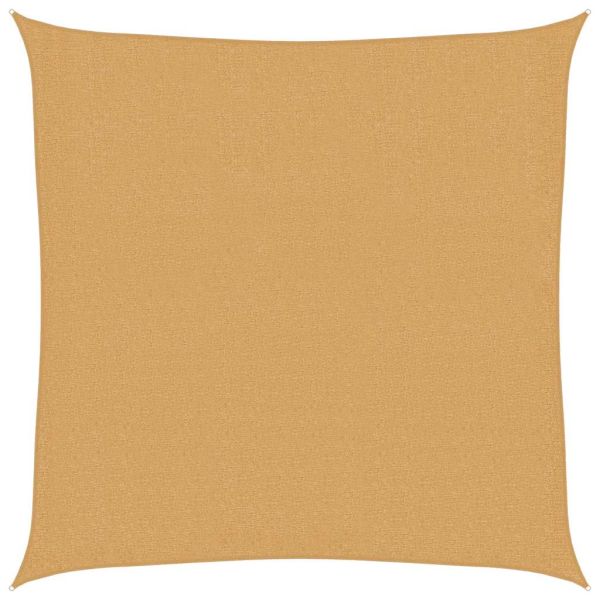 Сенник за платно 160 г/м² квадратен пясък 2,5x2,5 м HDPE