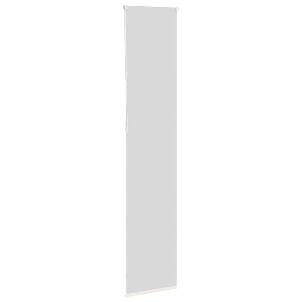 Ролетна щора, затъмняваща, бяла, 50x210 см, ширина на плата 45,7 см, полиестер