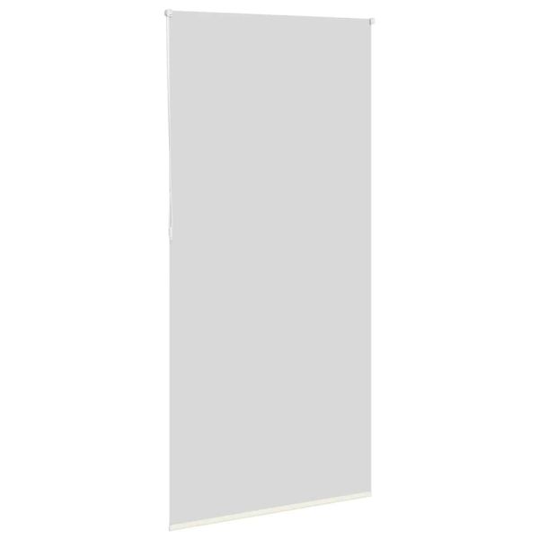 Ролетна щора, затъмняваща, бяла, 105x230 см, ширина на плата 100,7 см, полиестер