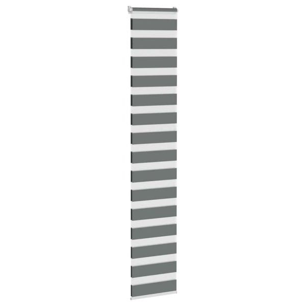 Зебра щора, тъмносива, 50x230 см, ширина на плата 45,9 см, полиестер