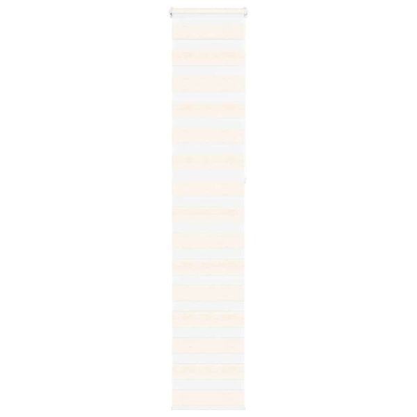 Зебра щора, мрамор, бежова, 50x230 см, ширина на плата 45,9 см, полиестер