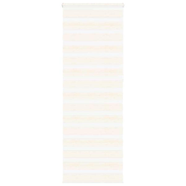 Зебра щора, мрамор, бежова, 75x230 см, ширина на плата 70,9 см, полиестер