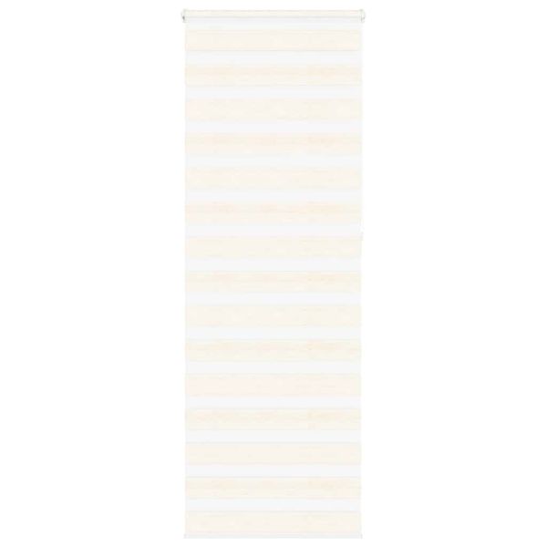 Зебра щора, мрамор, бежова, 80x230 см, ширина на плата 75,9 см, полиестер