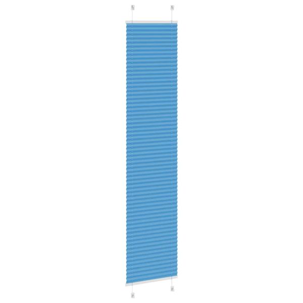Плисирана щора, синя, 50x200 см, ширина на плата 49,4 см, полиестер