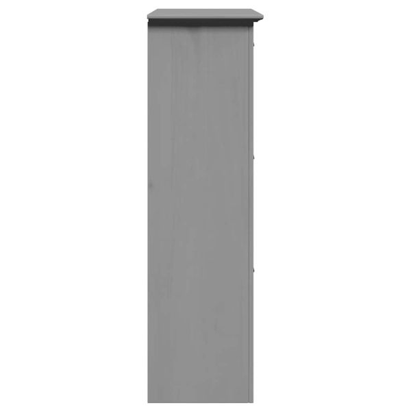 Поставка за обувки BODO сива 80x35x118 см