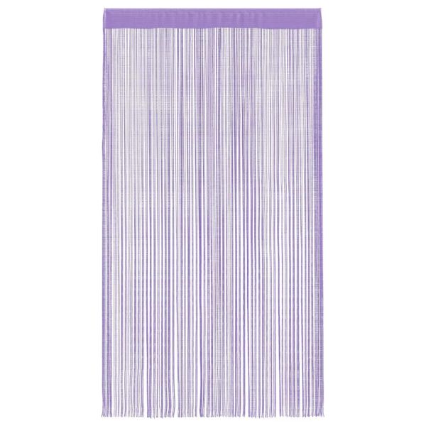 Завеси от канап, 2 бр., лилави, 100x250 см