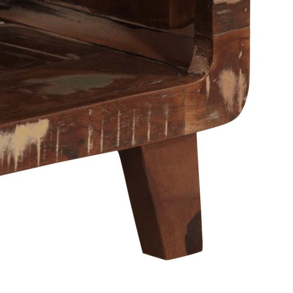 ТВ шкаф 105x46x32 см, масивна дървесина, регенерирана