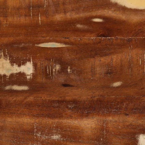 Стенен ТВ шкаф 100x32x25 см, масивна дървесина, регенерирана