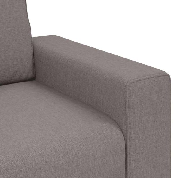 Диван-фотьойл, бежов, 100x77x82 см, плат